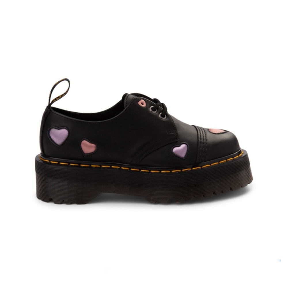 Womens Dr. Martens 1461 Hearts Quad Oxford